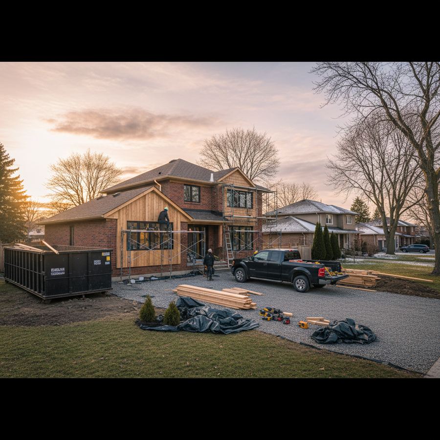 Orleans home with new siding and landscaping