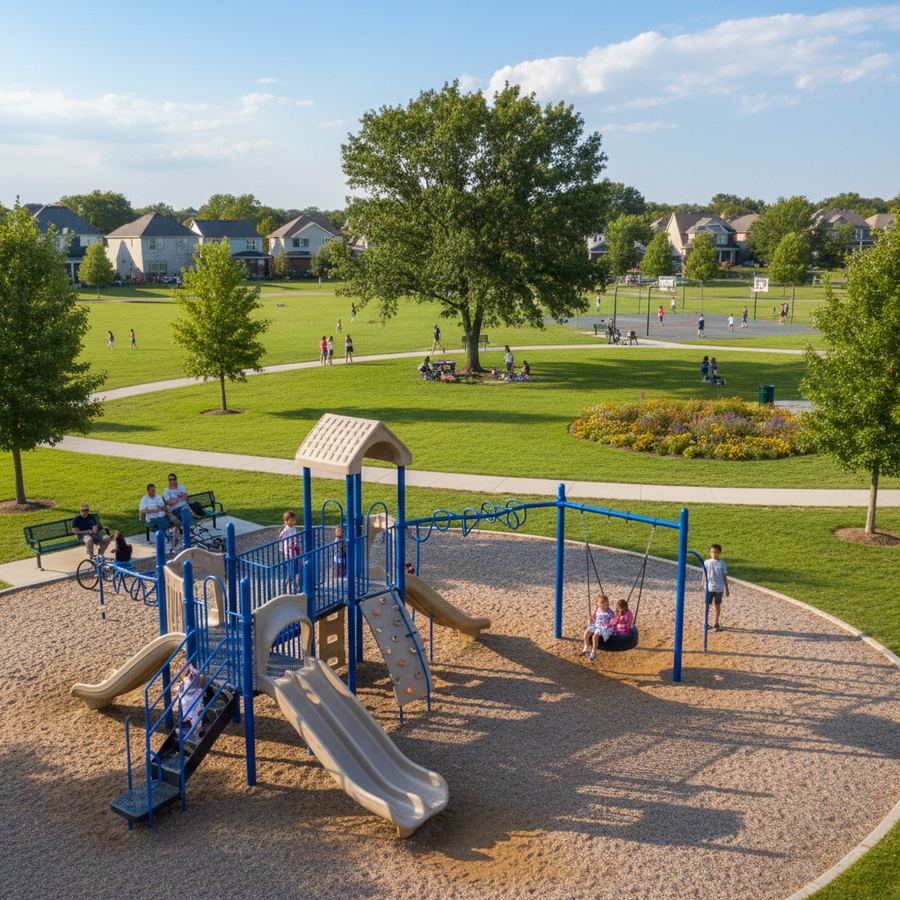 Outdoor skating at Millennium Park in Orleans during winter