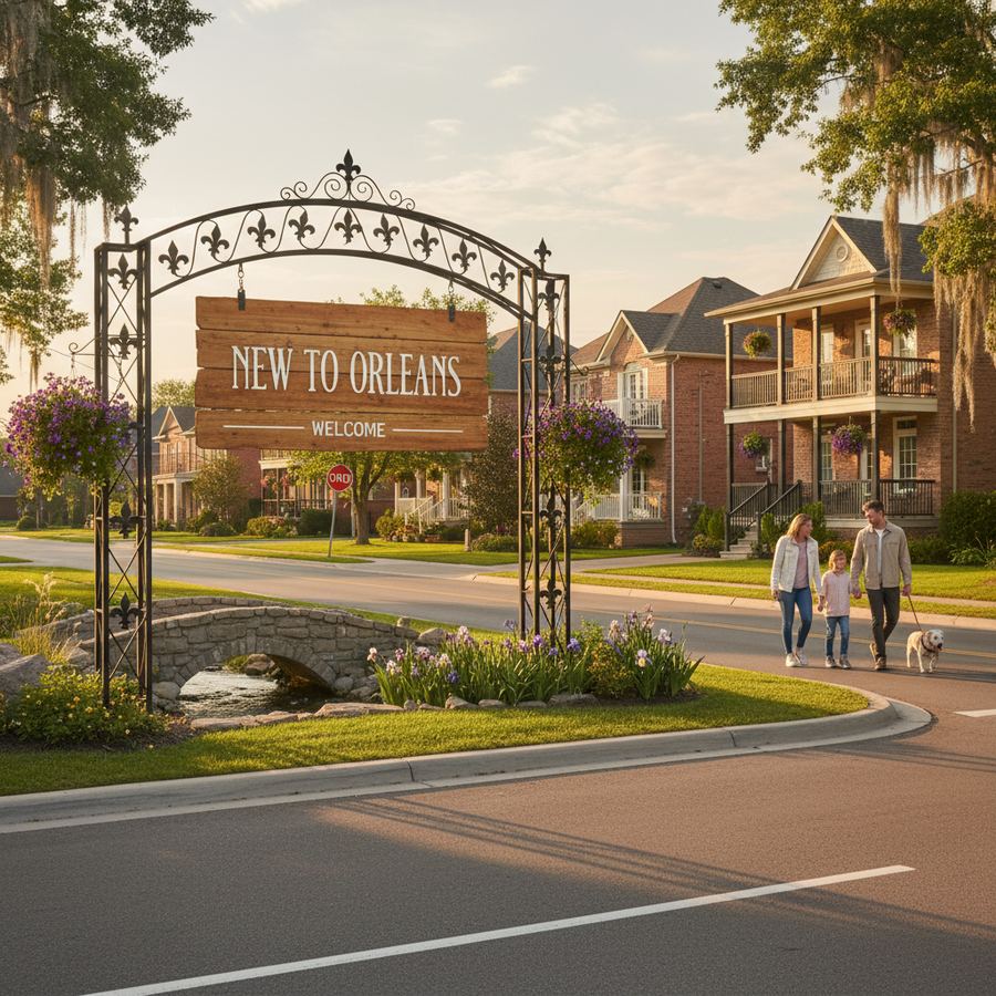 Welcome to Orleans sign on St-Joseph Boulevard