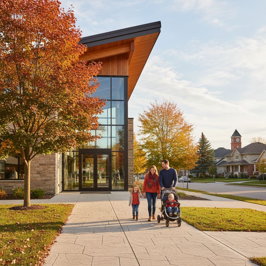Exterior of a medical clinic building in Orleans