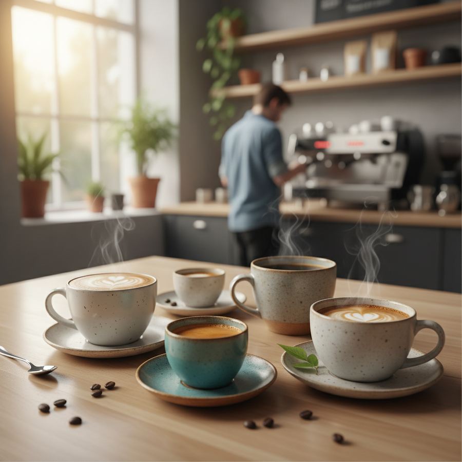 Latte art at an independent Orleans cafe